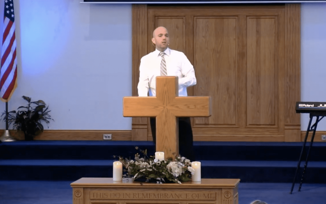 Reminder – Pastor Tim Ingle